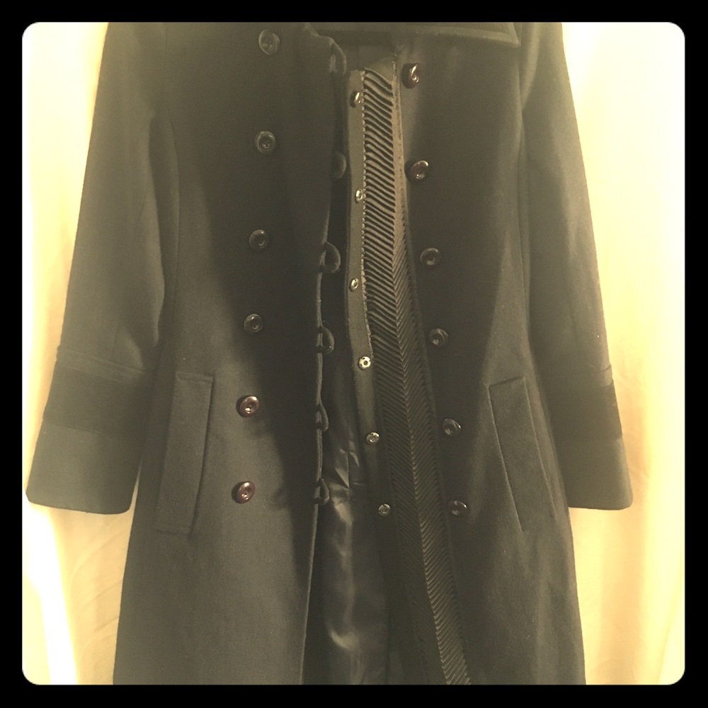 Navy and black Chloe dress coat